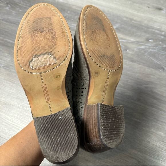 Vince Camuto Gray Suede Ankle Booties - Picture 6 of 7